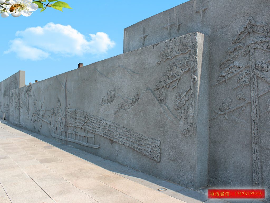 中国现代山水浮雕壁画的先驱和发展