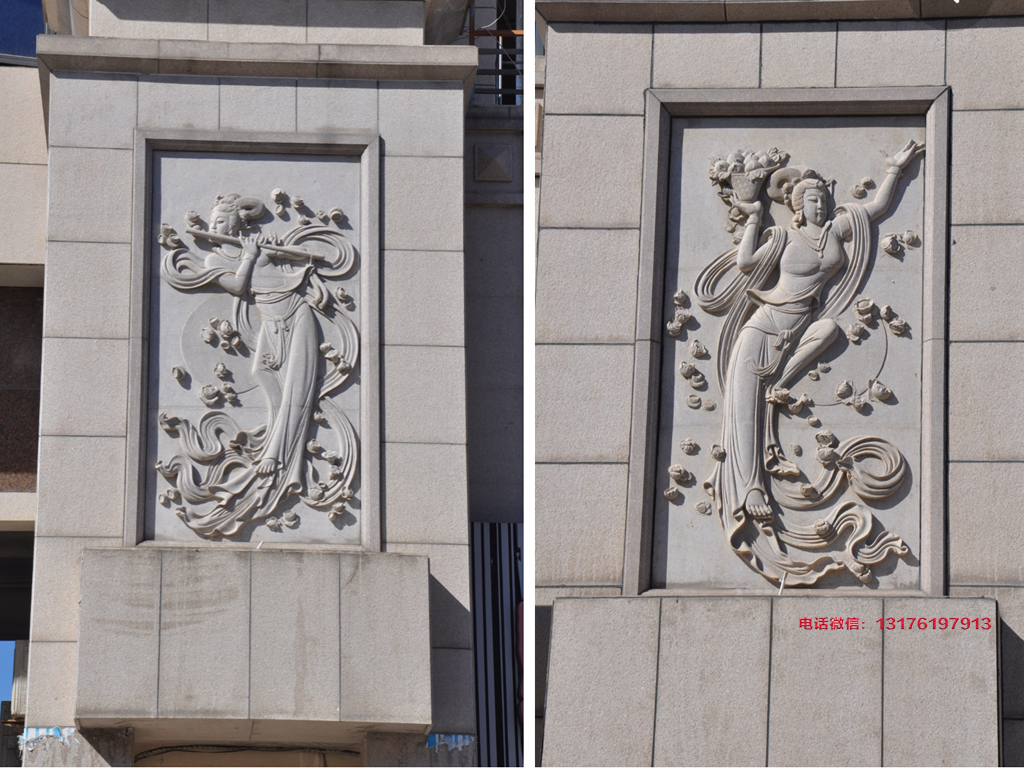 现代浮雕图片广场壁画墙装饰大全