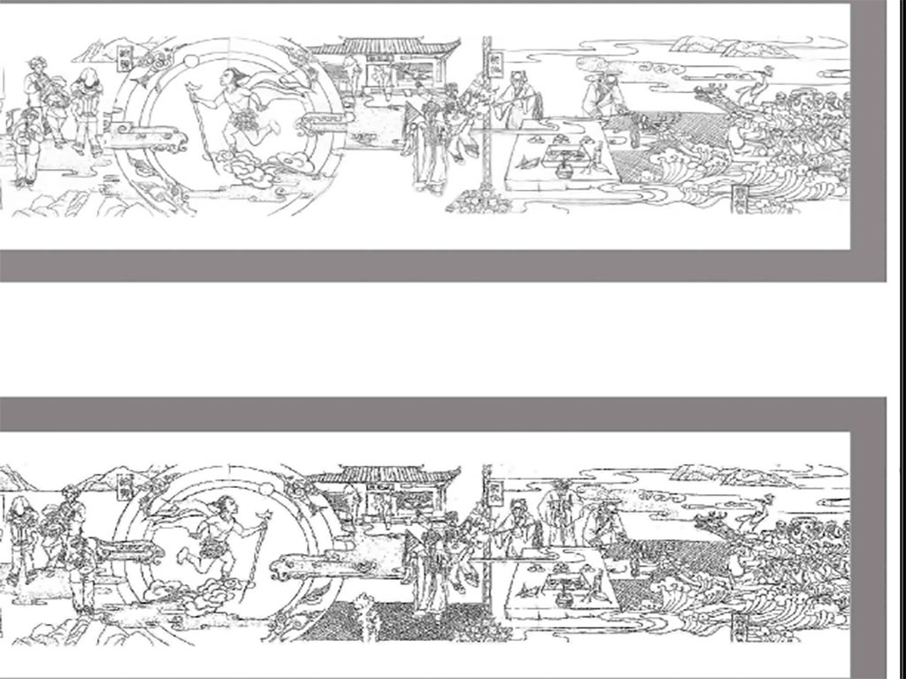 中式石雕浮雕壁画艺术的表现方法