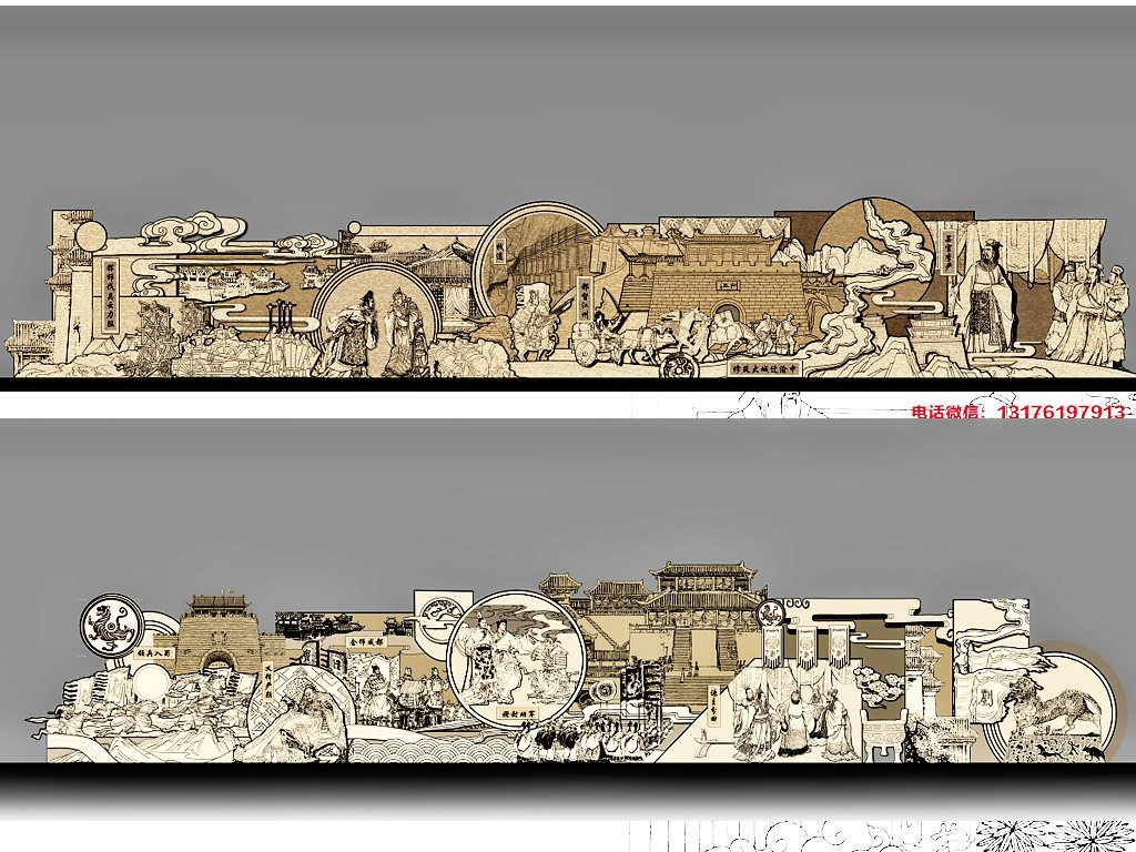 城市广场浮雕壁画景墙的制作意义