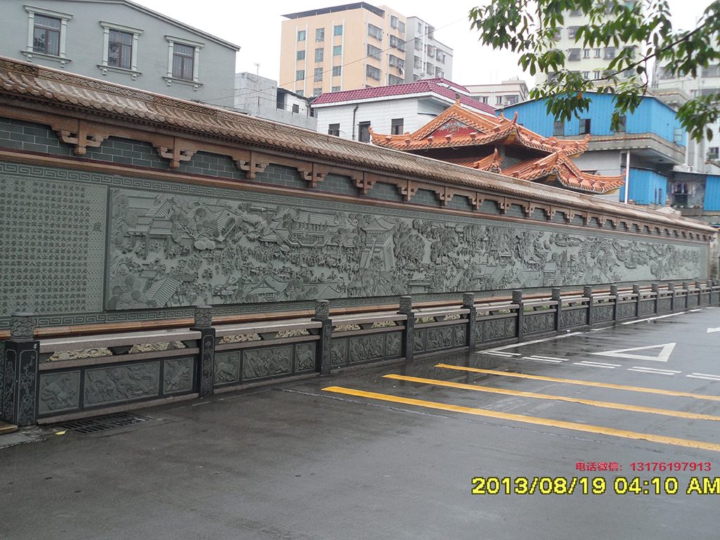 城市广场浮雕壁画景墙的制作意义