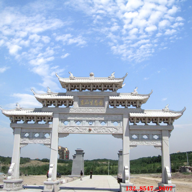 村庄石牌坊牌楼的区别雕刻形状与石材价格