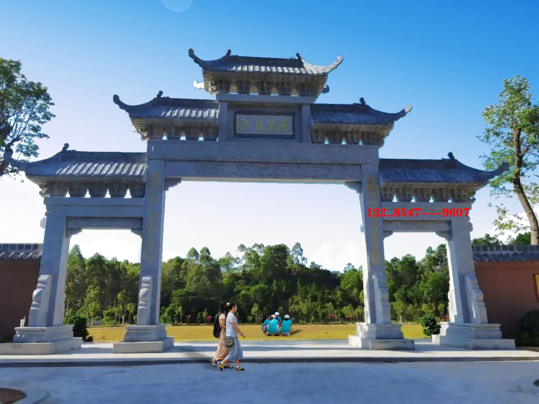 村庄石牌坊牌楼的区别雕刻形状与石材价格