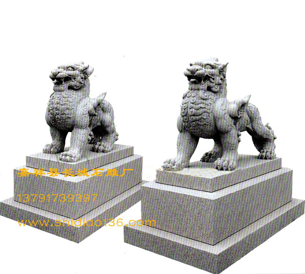 石雕貔貅有着聚财、辟邪、化煞的吉祥作用