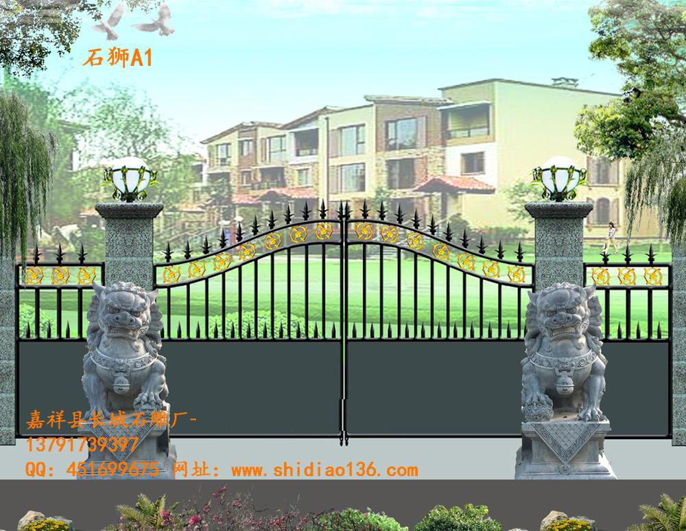 石狮子、狮子石雕