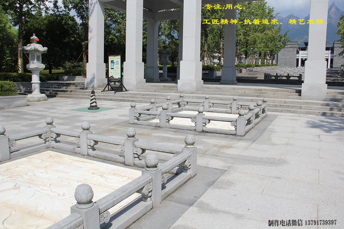 九华山石材围栏，浮雕护栏图片