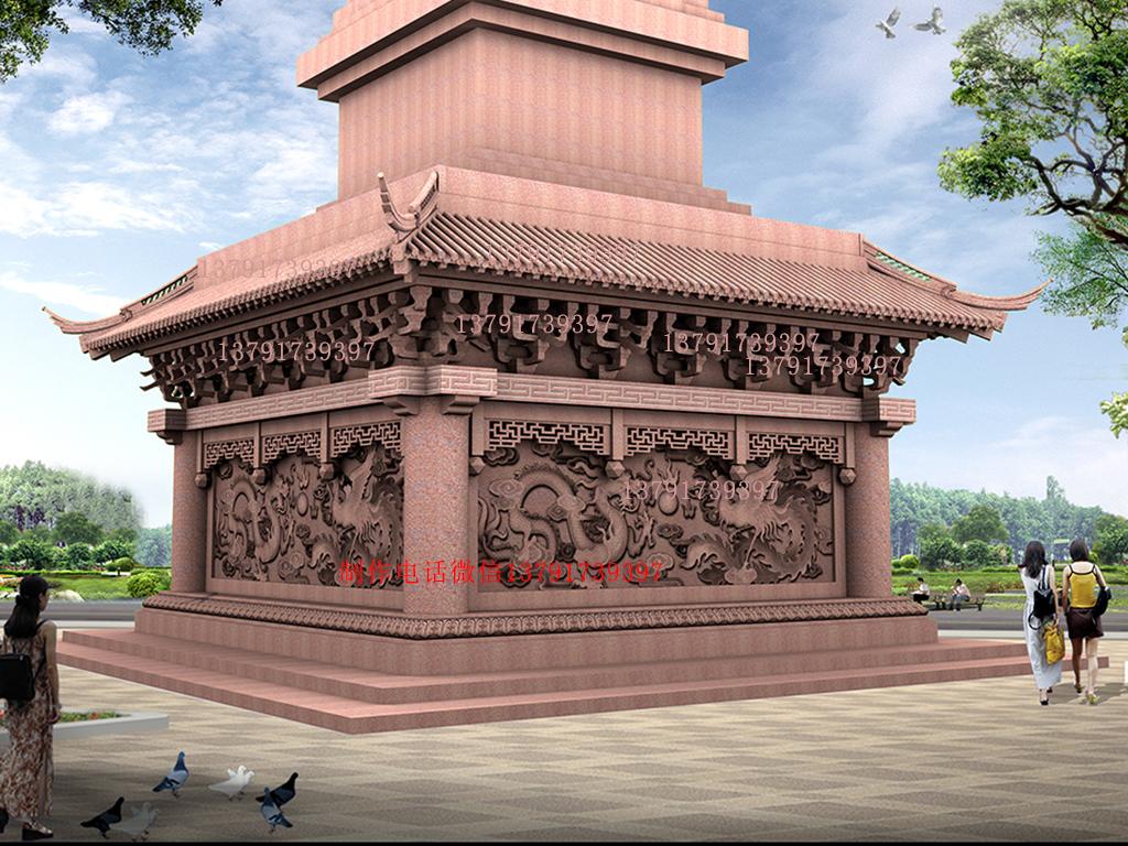 寺院石头大殿图片石雕大殿效果图